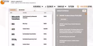 ÖSYM'nin resmi internet sitesi, adaylara erişim kolaylığı sağlayacak şekilde yenilendi.