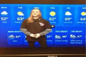 Yeni açılan bir TV kanalında yapılan hata aslında çok küçük