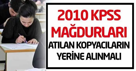2010 KPSS MASURLARININ HAKKINI KİM VERECEK? Milli Eğitim Bakanı Yılmaz,