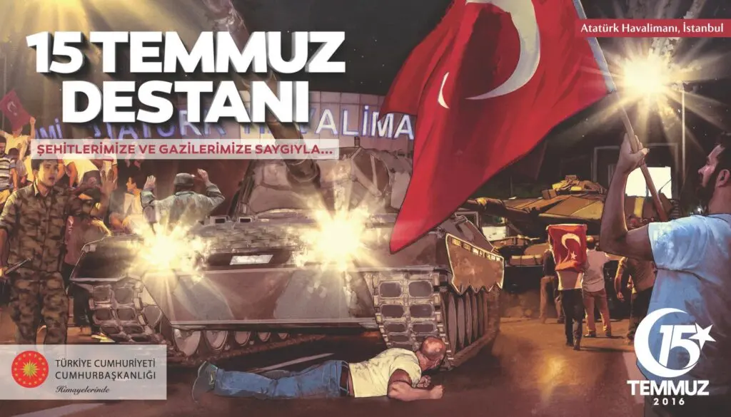 15 Temmuz resmi sitesinde şu ifadelere yer verildi: 15 Temmuz