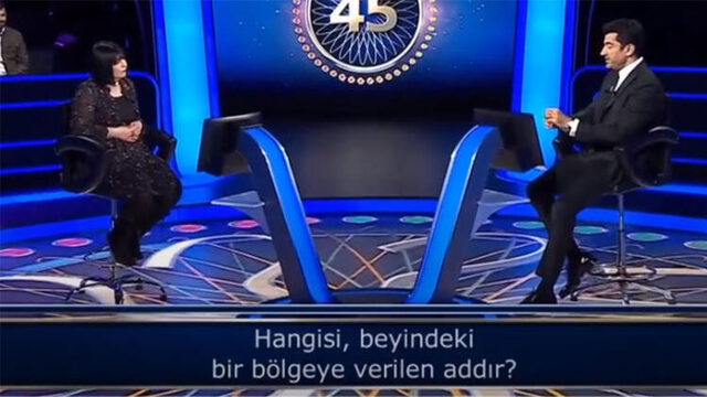 Kim Milyoner Olmak İster yine sorulara verilen cevapla olay oldu.